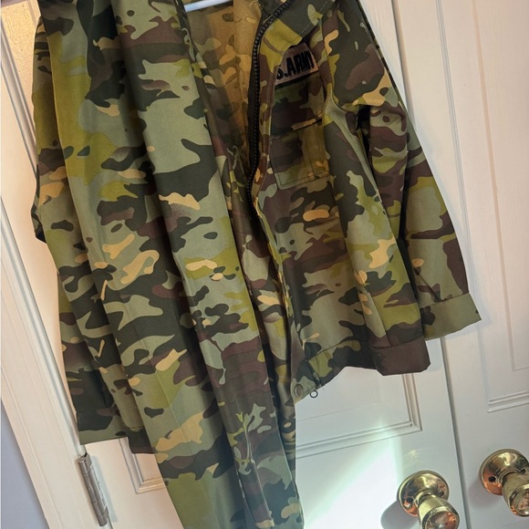 🪖 Metemot Kids Army Role Play Set Costume – Camo Jacket & Vest (Size M) LIKE NEW - Picture 4 of 16